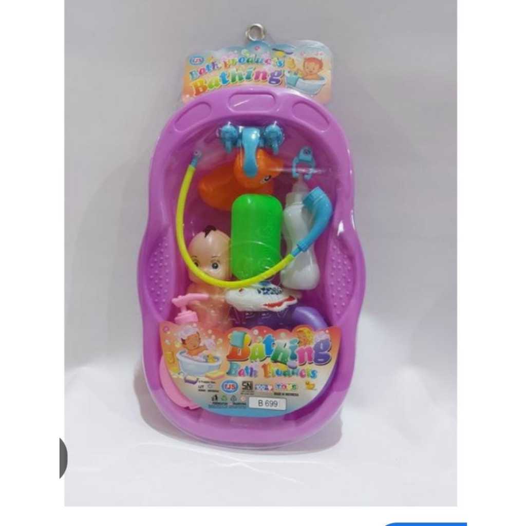 ตุ๊กตาอ่างอาบน้ํา ของเล่นอ่างอาบน้ําเด็ก B699 - Bathing B699