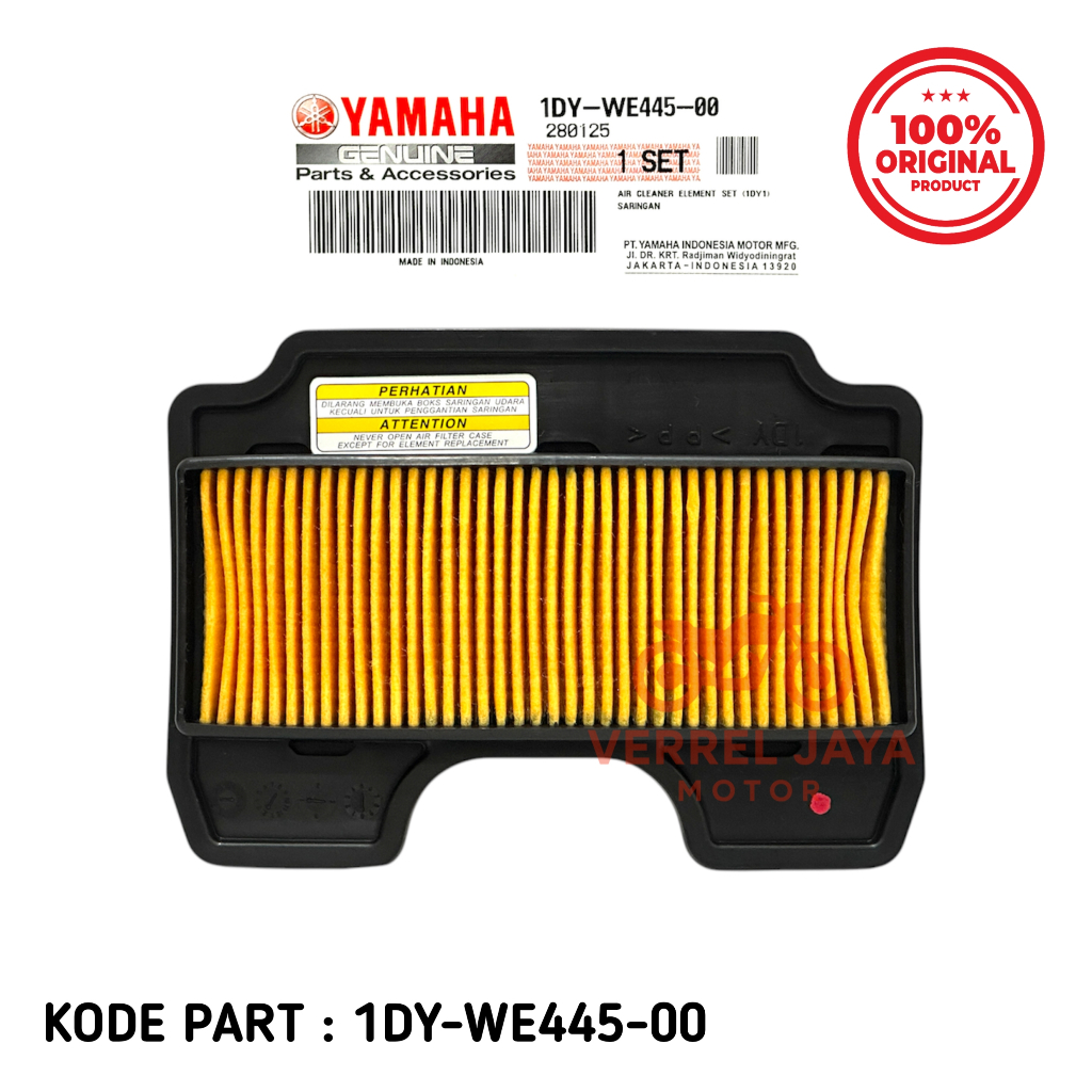 JUPITER Z1 AIR FILTER ORIGINAL YAMAHA ของแท้ PART (1DY-WE445-00)