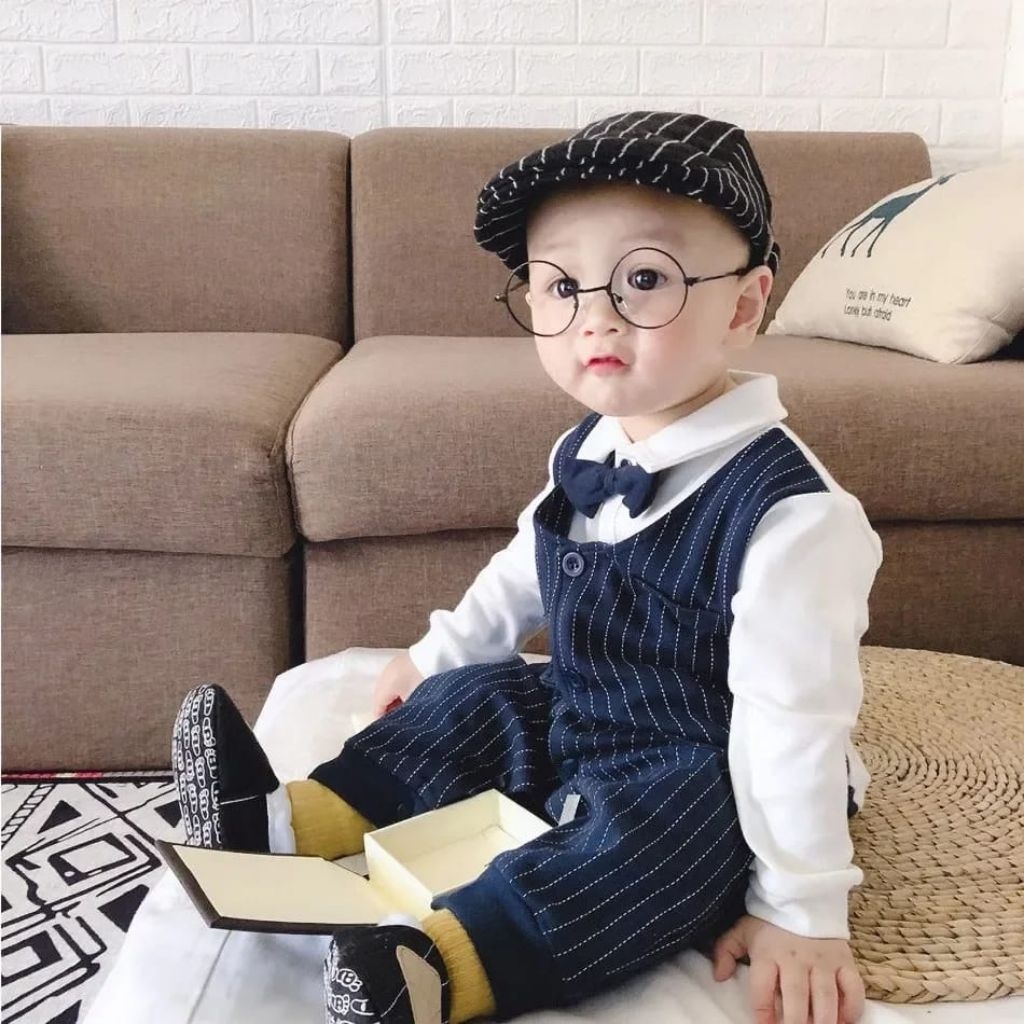 Cool doker tuxedo เสื้อกั๊ก baby Romper / tuxedo จัมเปอร์ / เสื้อผ้าเด็ก tuxedo