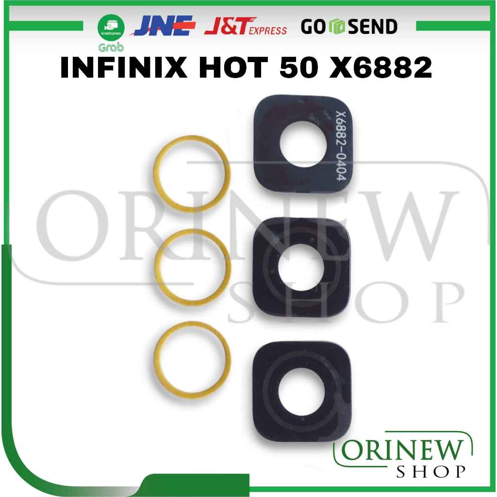 กระจกเลนส์กล้องหลัง Infinix Hot 50 X6882