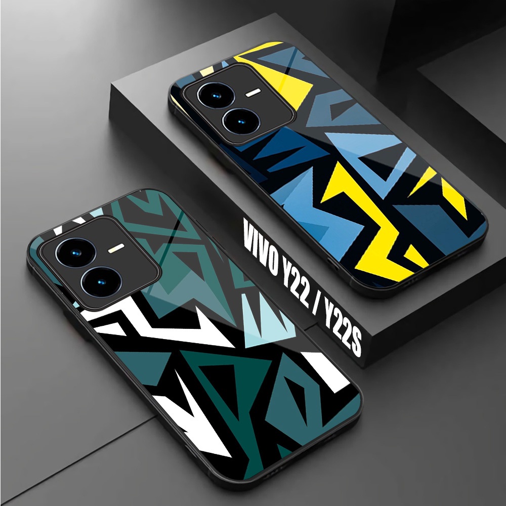 เคส VIVO Y22 / Y22S - เคส VIVO Y22 ล่าสุด TOP URBAN CASING [ ABSTRACTM30 ] VIVO Y22 / Y22S Silicone 