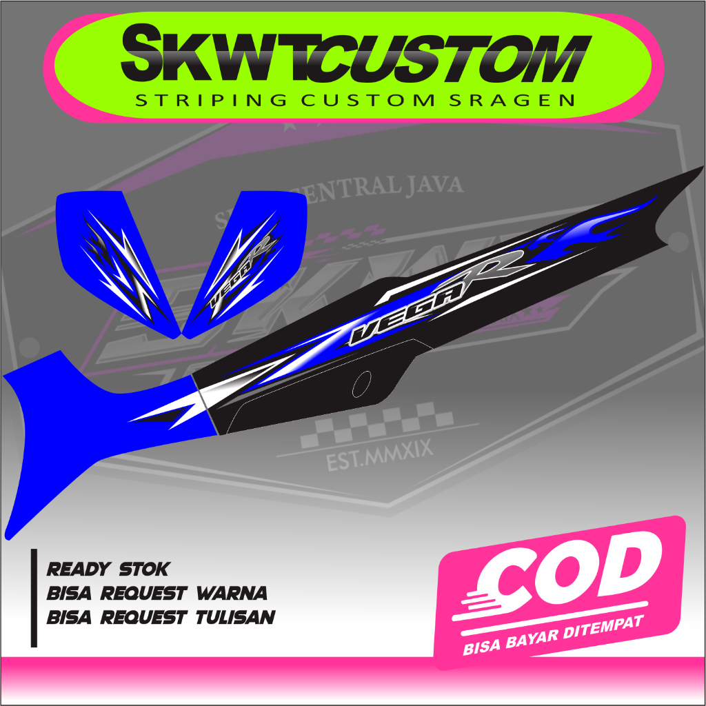 STRIPING VEGA R VEGA OLD VEGA BOX CUSTOM VARIATION
