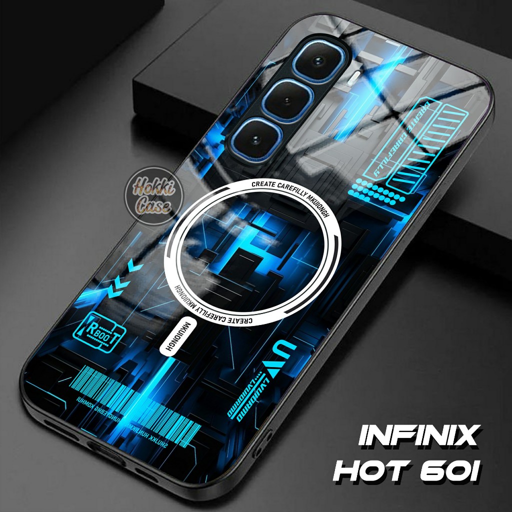 Infinix Hot 60i HP Casing - Infinix Hot 60i Glass Softcase - เคส Infinix Hot 60i - ซิลิโคน Infinix H