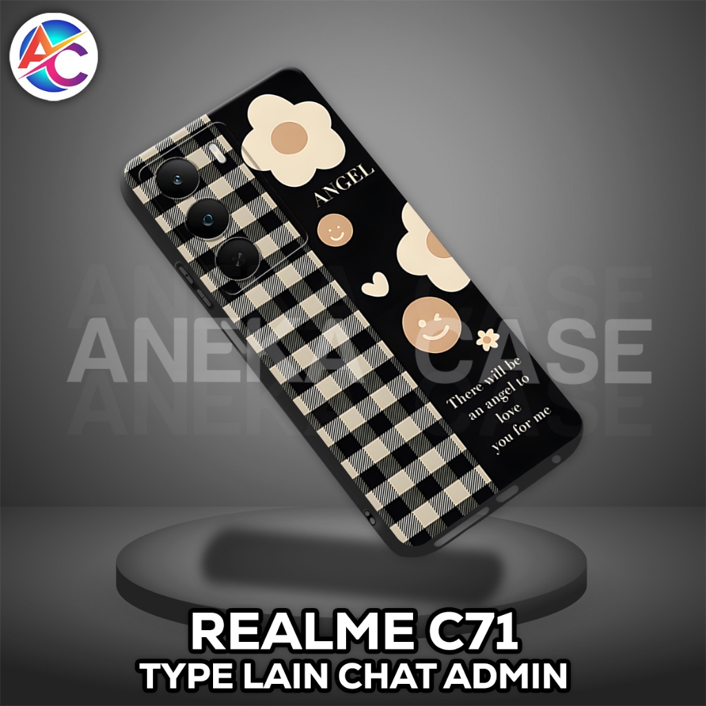 AC52-Case REALME C71-Girls Motif-Softcase REALME C71-เคส REALME C71-ซิลิโคน REALME C71