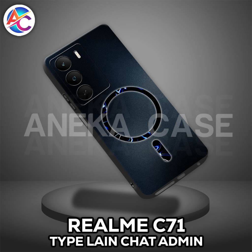 AC73-Case REALME C71-RING Motif-Softcase REALME C71-เคส REALME C71-Silicone REALME C71