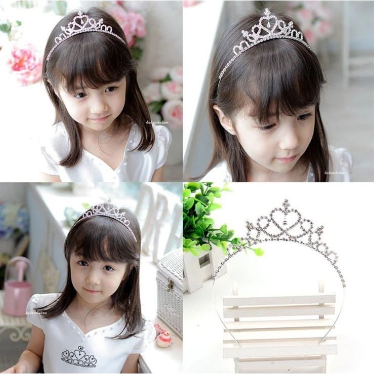 CROWN HEADSET สําหรับผู้ใหญ่และชุดหูฟัง HILDREN/HIJAB/QUEEN PRINCESS HEADSET