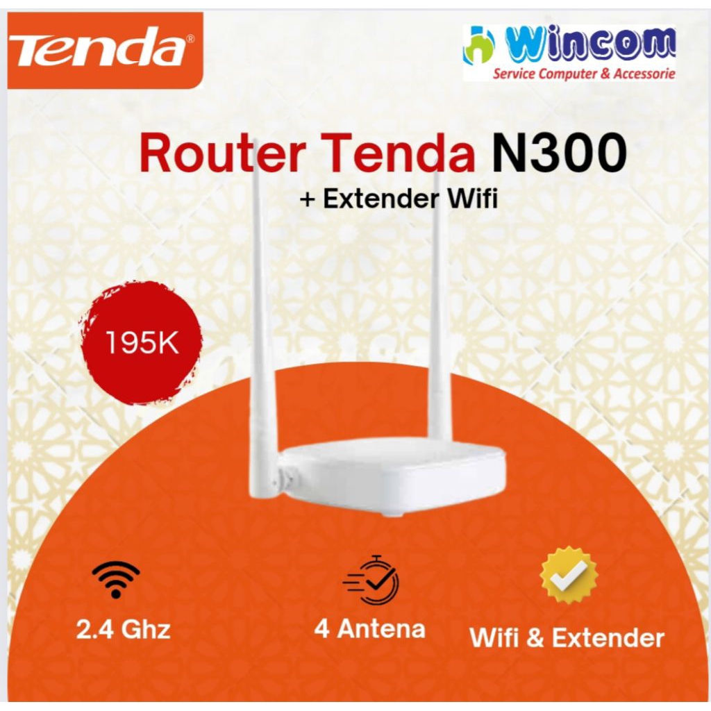TENDA N300 เราเตอร์เต็นท์