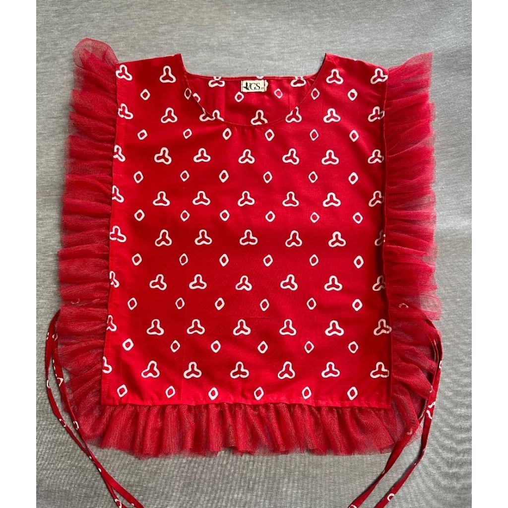 MERAH Milea Vest Batik ธงแดง โดย VGS Independence Edition