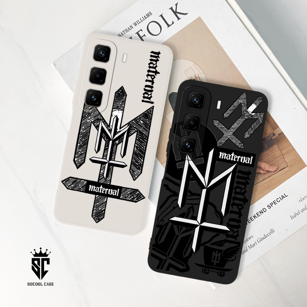 Softcase Macaron TPU (MC55) Motif "ภายใน" Infinix Hot 50 50i Pro Plus 40i 30 30i 20S 12 11 Play 10S 