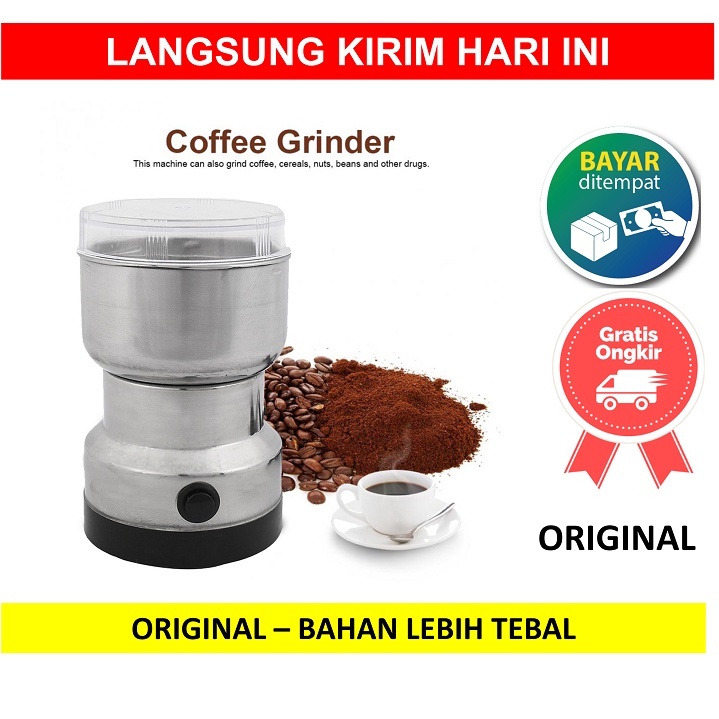 MESIN Nima COFFEE GRINDER เครื่องมือ BEAN CRUSHER COFFEE GRINDER ไฟฟ้าไฟฟ้า 150W 150 W NM8300 NM-830
