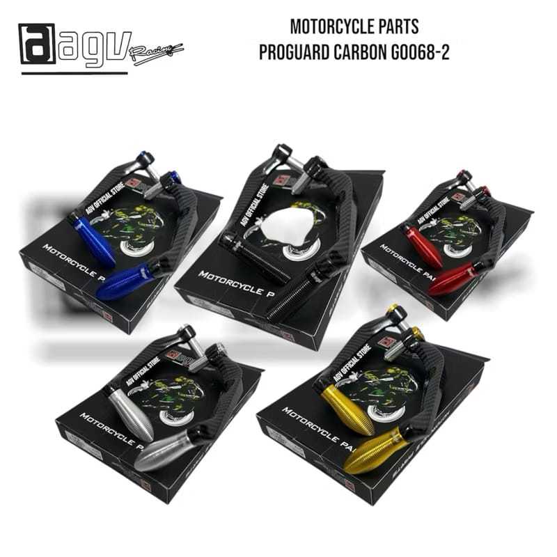 Proguard Handguard Motor Full CNC Carbon Universal รถจักรยานยนต์ทั้งหมด AGV RACING