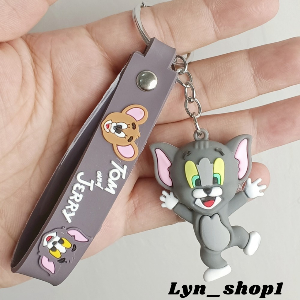GANTUNGAN พวงกุญแจ Tom And Jerry น่ารัก / ที่แขวนกระเป๋า