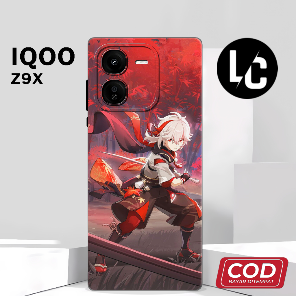 ( AQ 44 ) ยืดหยุ่นยาง Softcase สําหรับ vivo iQOO Z9x ซิลิโคน l Pro กล้อง l ล่าสุด casual l เคสสําหรั