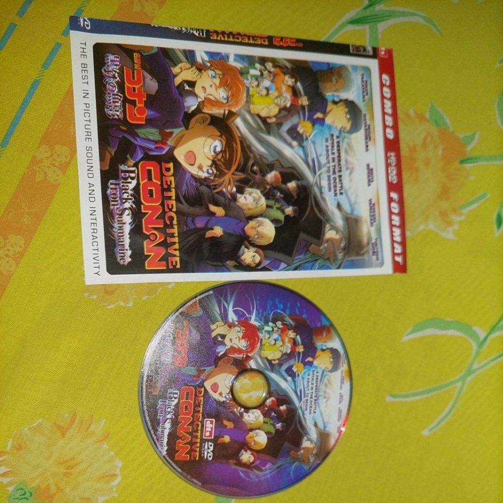 DVD ANIME "DE PROTECTIVE CONAN - BLACK IRON SUBMARINE" HD QUALITY