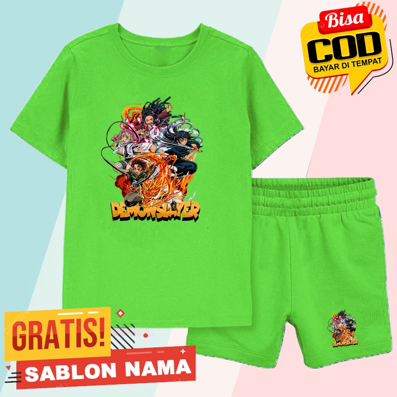 ชุดเสื้อยืด Demon Slayer Kids / ชุด Demon Slayer Boys & Girls