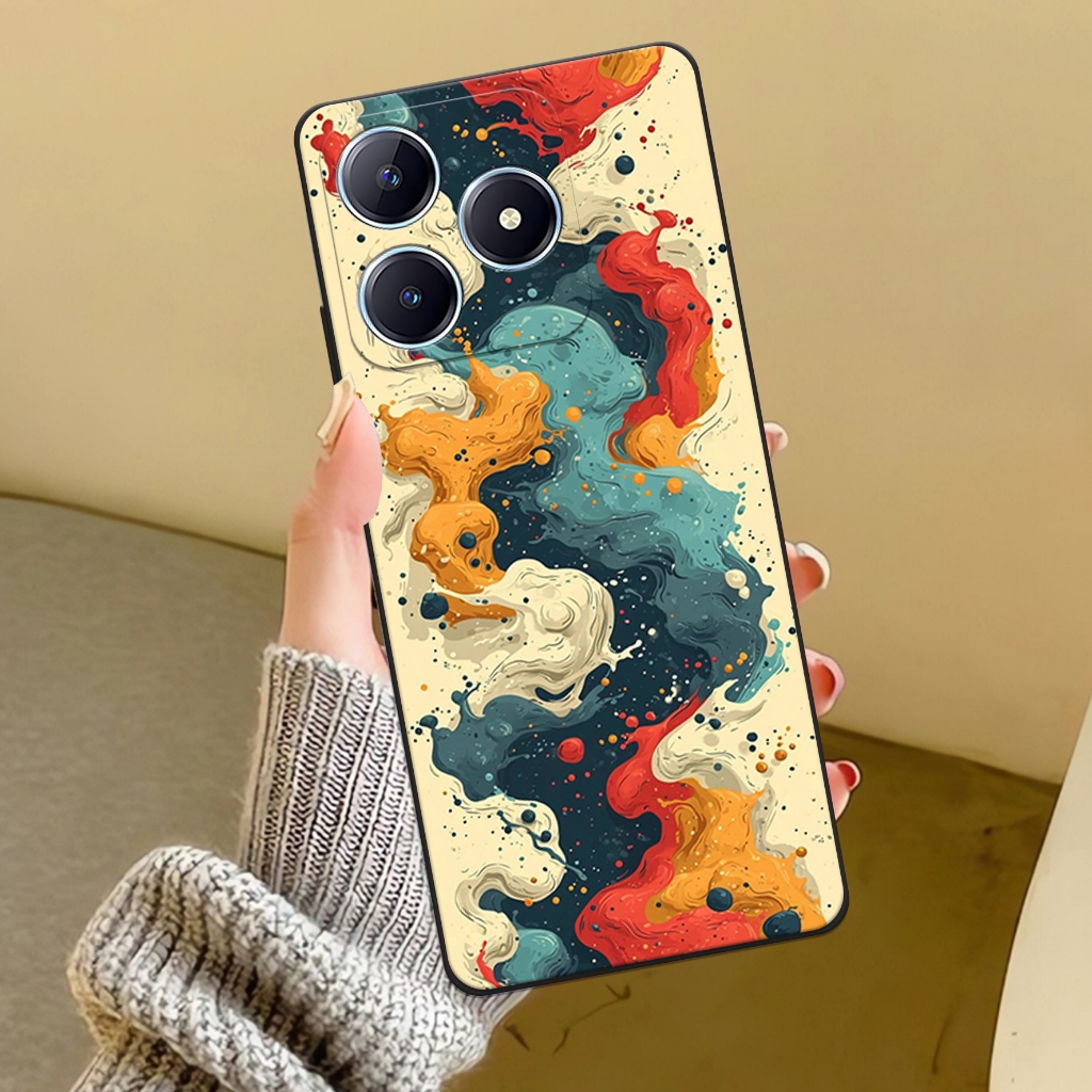เคส REALME C63 ล่าสุดของ HP - เคสโทรศัพท์ REALME C63 { TG20 } เคสโทรศัพท์ซิลิโคน - เคสโทรศัพท์ - เคส
