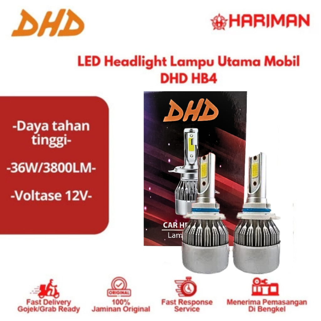 ไฟหน้ารถ LED DHD HB4