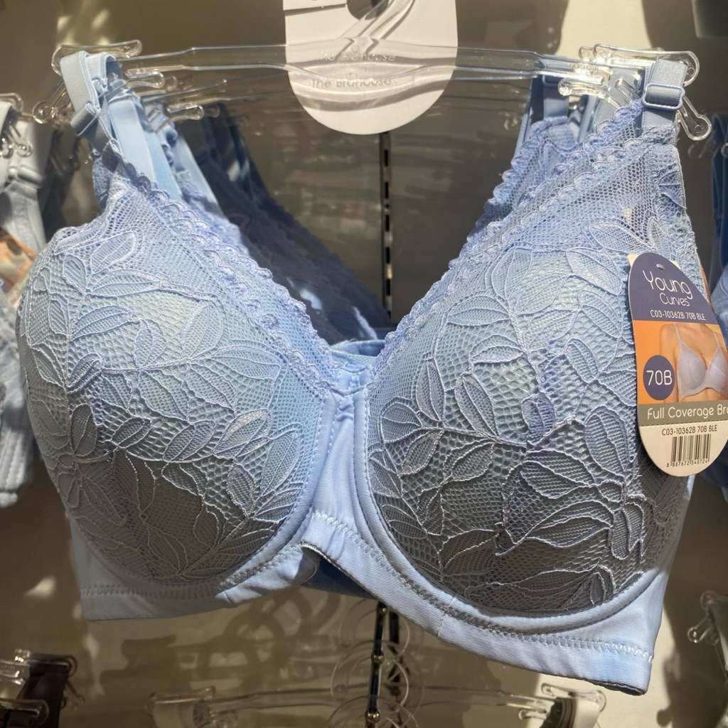 YOUNG CURVES UNDERWIRE BRA LACE CUP B (C03-10362)