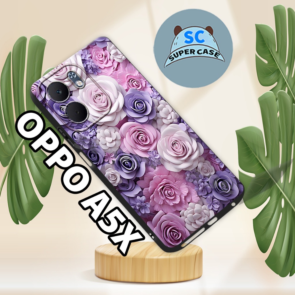 Q8/ Softcase Procamera, Floral Motif - ปลอกล่าสุดสําหรับ OPPO A5X HP