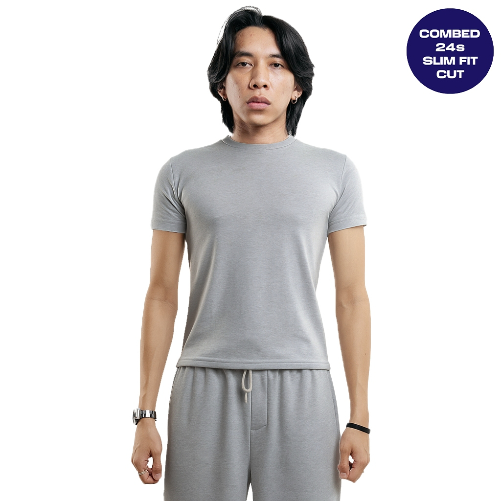 JORN - เสื้อยืด Airism Misty Slimfit เสื้อยืด Airism Misty Plain Unisex Slimfit