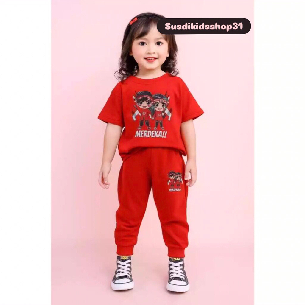 ชุดที่ 17TH AUGUST สําหรับเด็กผู้ชายและเด็กผู้หญิง อายุ 1-5 ปี