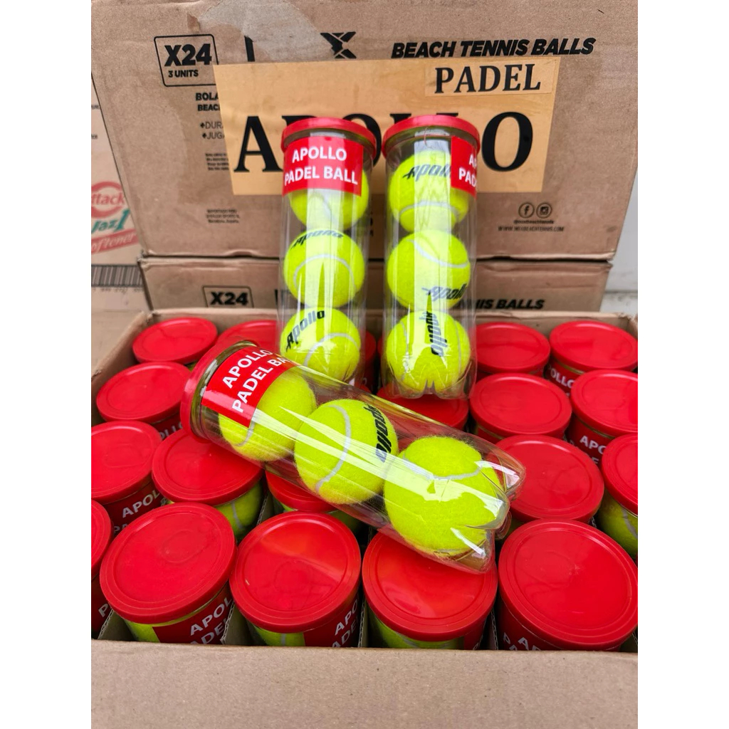 APOLLO PADEL BALLS (1 TUBES 3 BALLS)