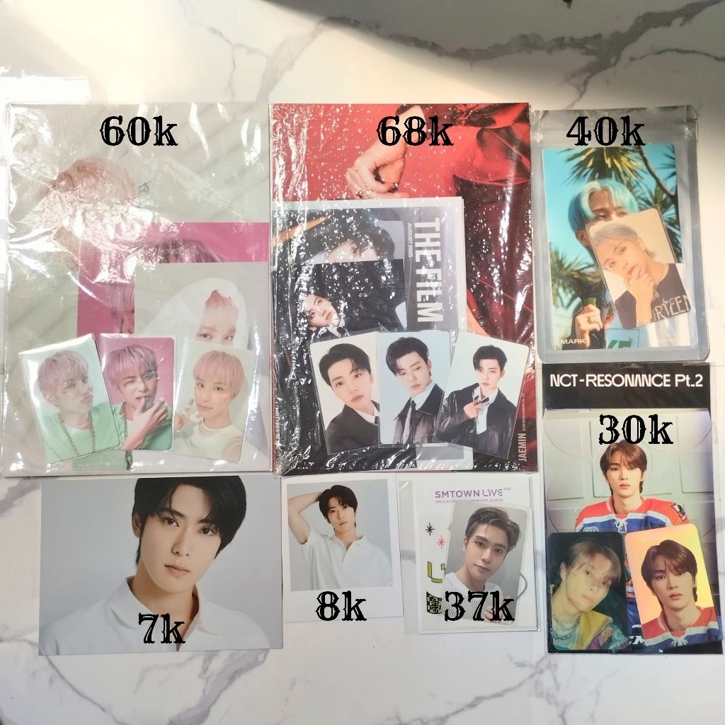 Photocard Official Season Greeting 2025 sg25 nct 127 Jungwoo nct dream Jaemin ชุด pub Mark 46 ชุดภาพ