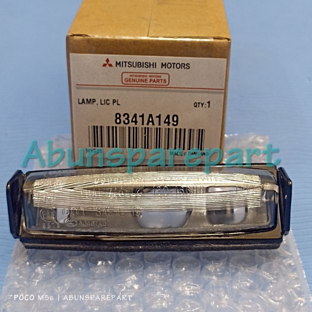 แผ่นตัวเลข Mitsubishi Xpander Mica
Pajero Mirage 8341A149 ของแท้