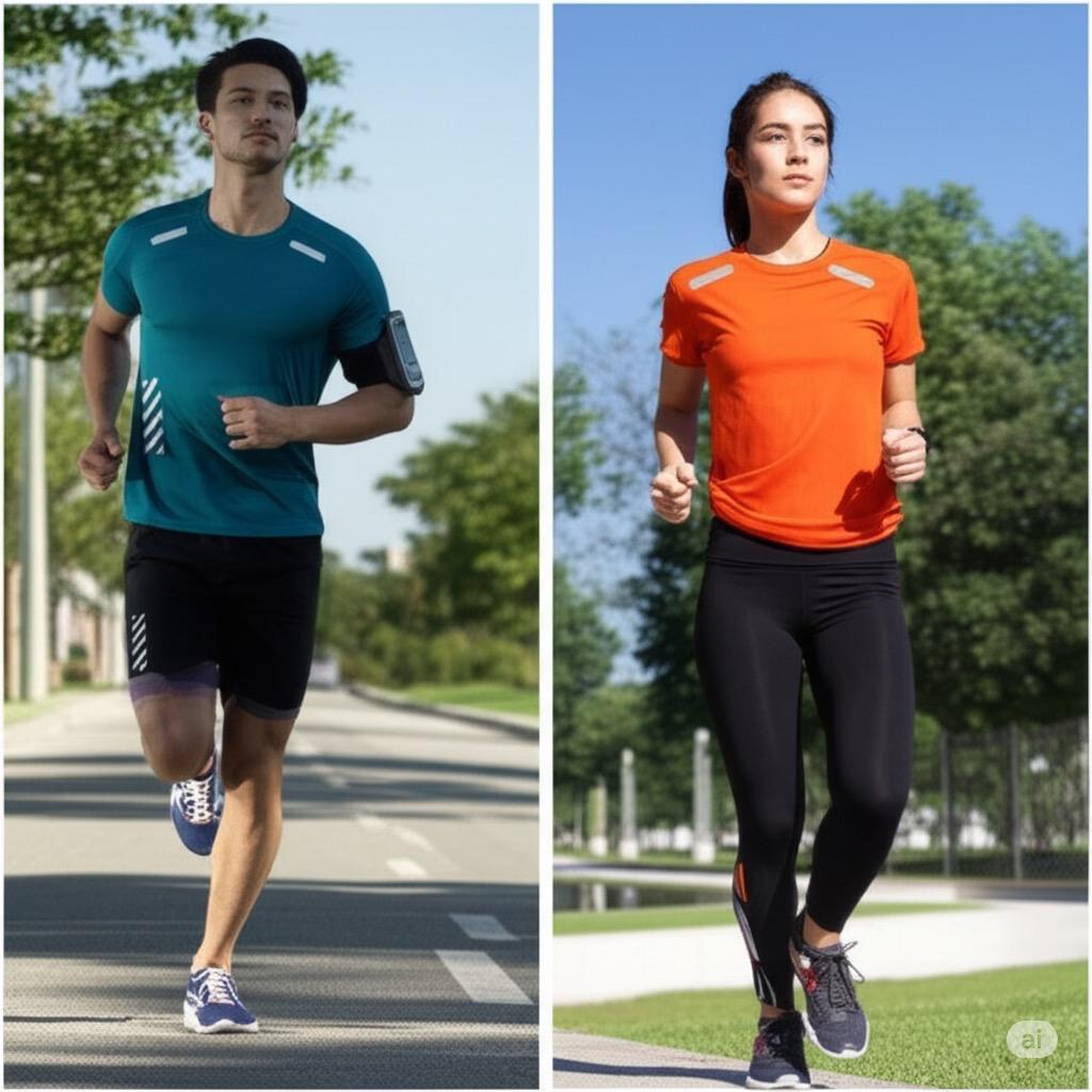 ใหม่ล่าสุดผู้ชายและผู้หญิงกีฬา SLIM FIT GYM SHIRTS SHORT-SLEEVED FITNESS SHIRTS PLAIN SPORTS SHIRTS 