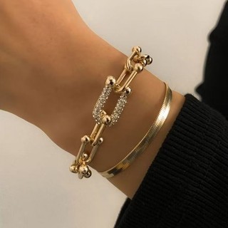 Love Of Roses Gelang Tangan RANTAI Titanium Aksesoris Rosegold Elegant