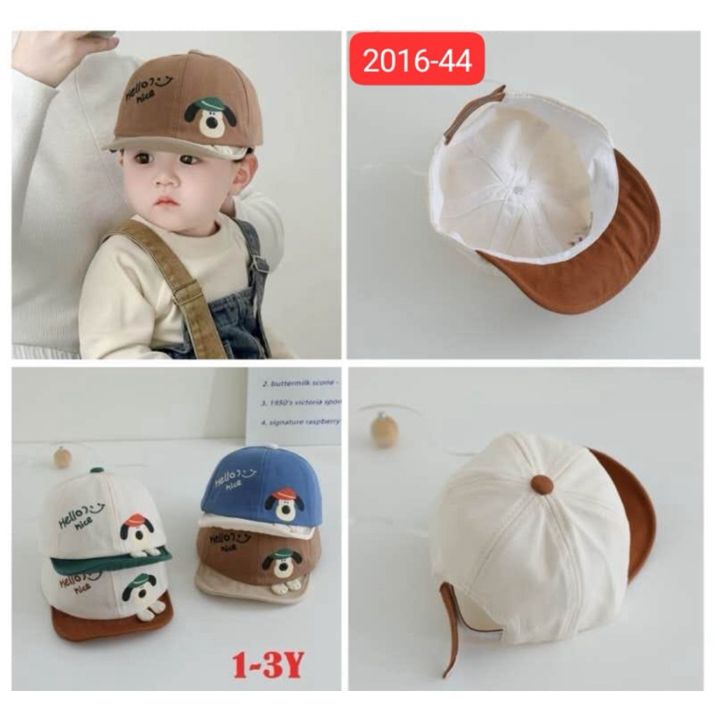 Baby hello nice dog hat
