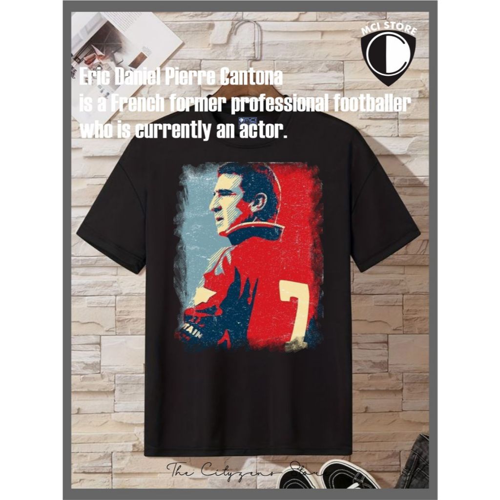 เสื้อยืด Eric Cantona Eps 2 ชาย/หญิง
