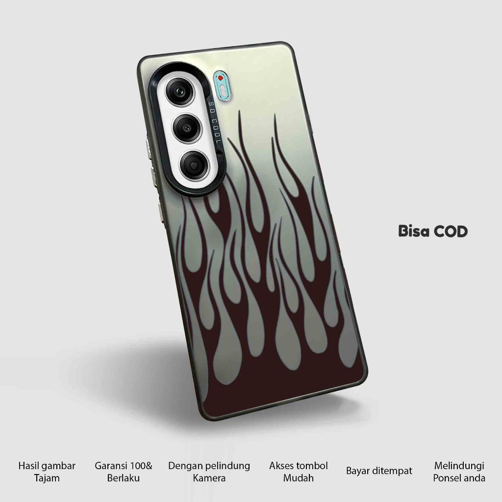 HP ล่าสุด TECNO CAMON 40 PRO 5G CASE - CMPR Character Motif - Matte Hard IMD โฮโลแกรมมือถือ Casing -