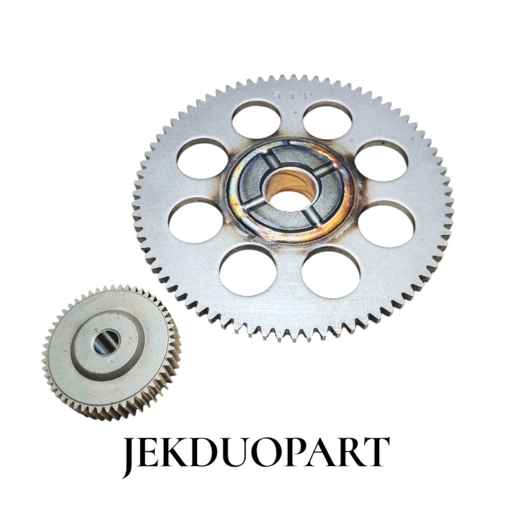 Gear Gear Starter Gear Large and Small Yamaha Jupiter Z Vega R ZR Crypton รหัส 5TP