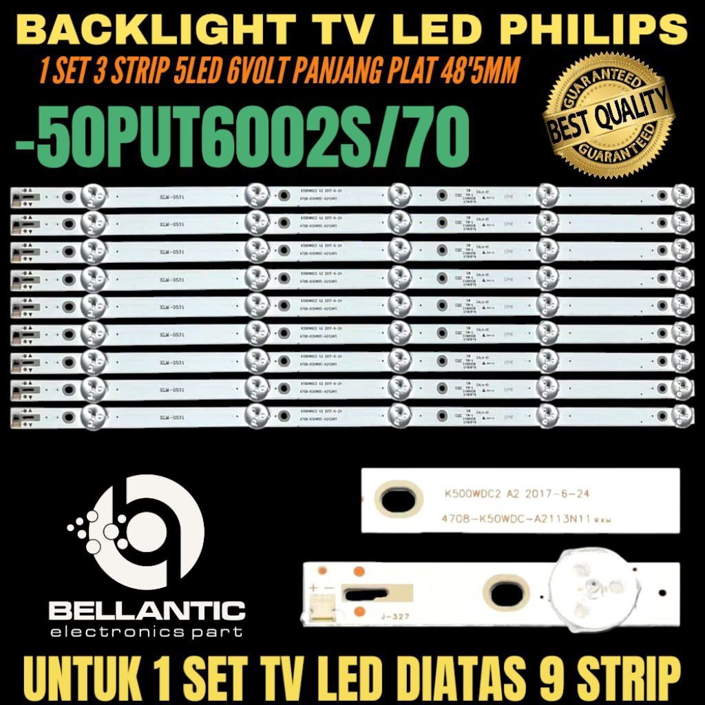 PHILIPS 50 INCH LED TV BACKLIGHT 50PUT6002S/70 PHILIPS LED TV BACKLIGHT