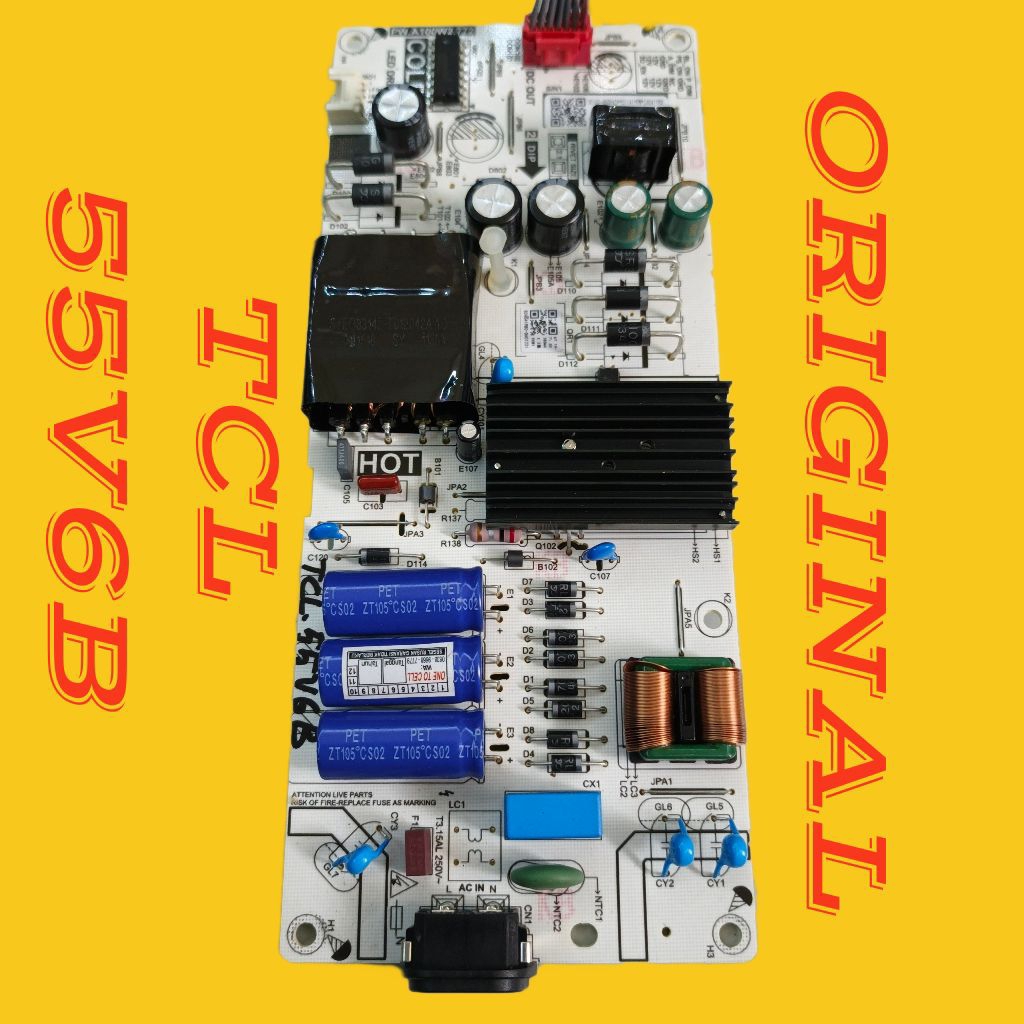 TCL 55V6B ทีวี PSU - TCL 55V6B พาวเวอร์ซัพพลายทีวี - TCL 55V6B TV REGULATOR