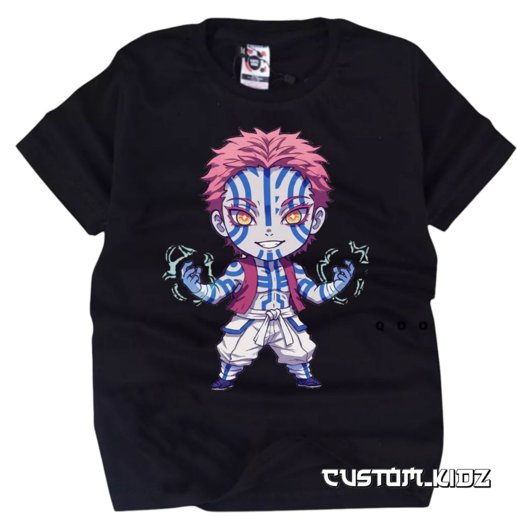 เสื้อยืดเด็ก Akaza Demon slayer infinity Castle