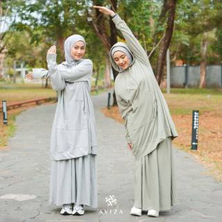 Aviza - LUBNA Sportwear Muslimah | Setelan Olahraga Hoodie Rok | Baju Olahraga Wanita