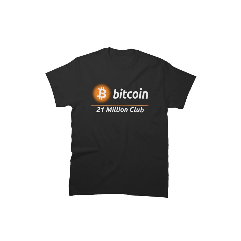 เสื้อยืดแขนสั้น Bitcoin Million Club