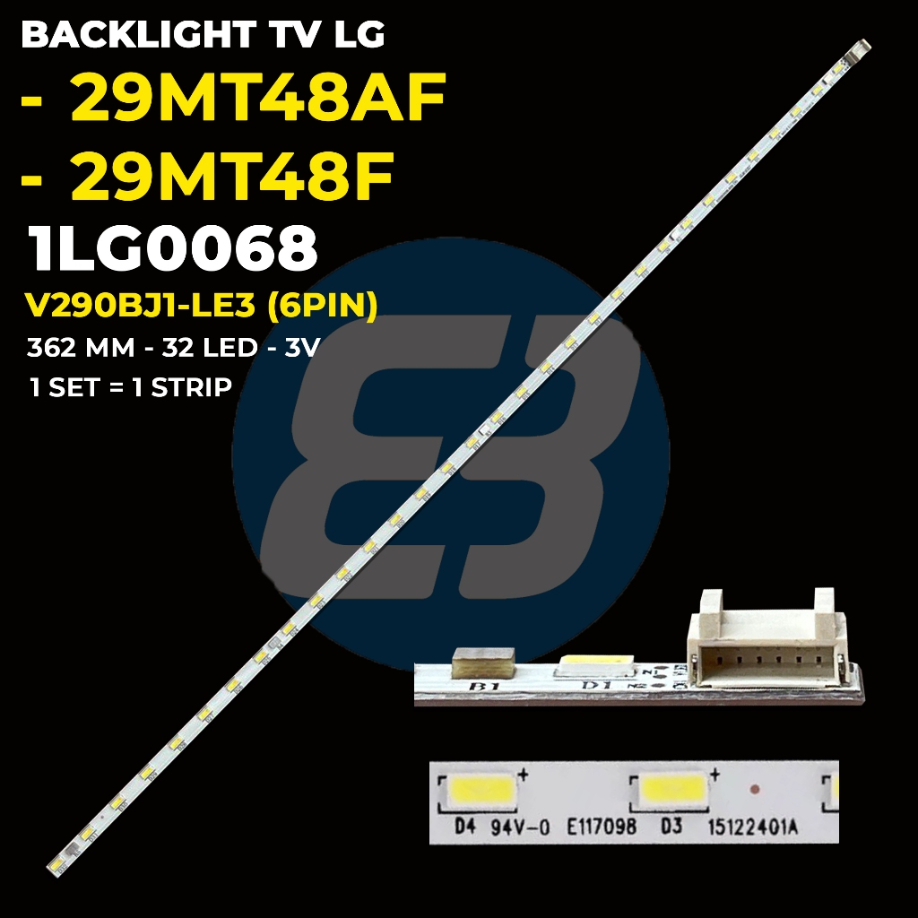 LG 29 นิ้ว TV BACKLIGHT 29MT48AF 29MT48F V290BJ1-LE3 (6PIN)