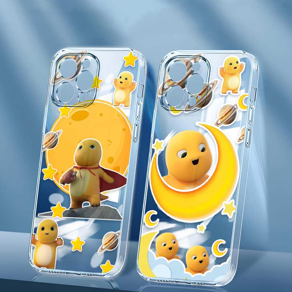 SOFTCASE CLEAR CASE DINO MOTIF สีเหลือง NAILONG สําหรับ ASUS MAX PRO M1 ASUS MAX PRO M2 PREMIUM CLEA