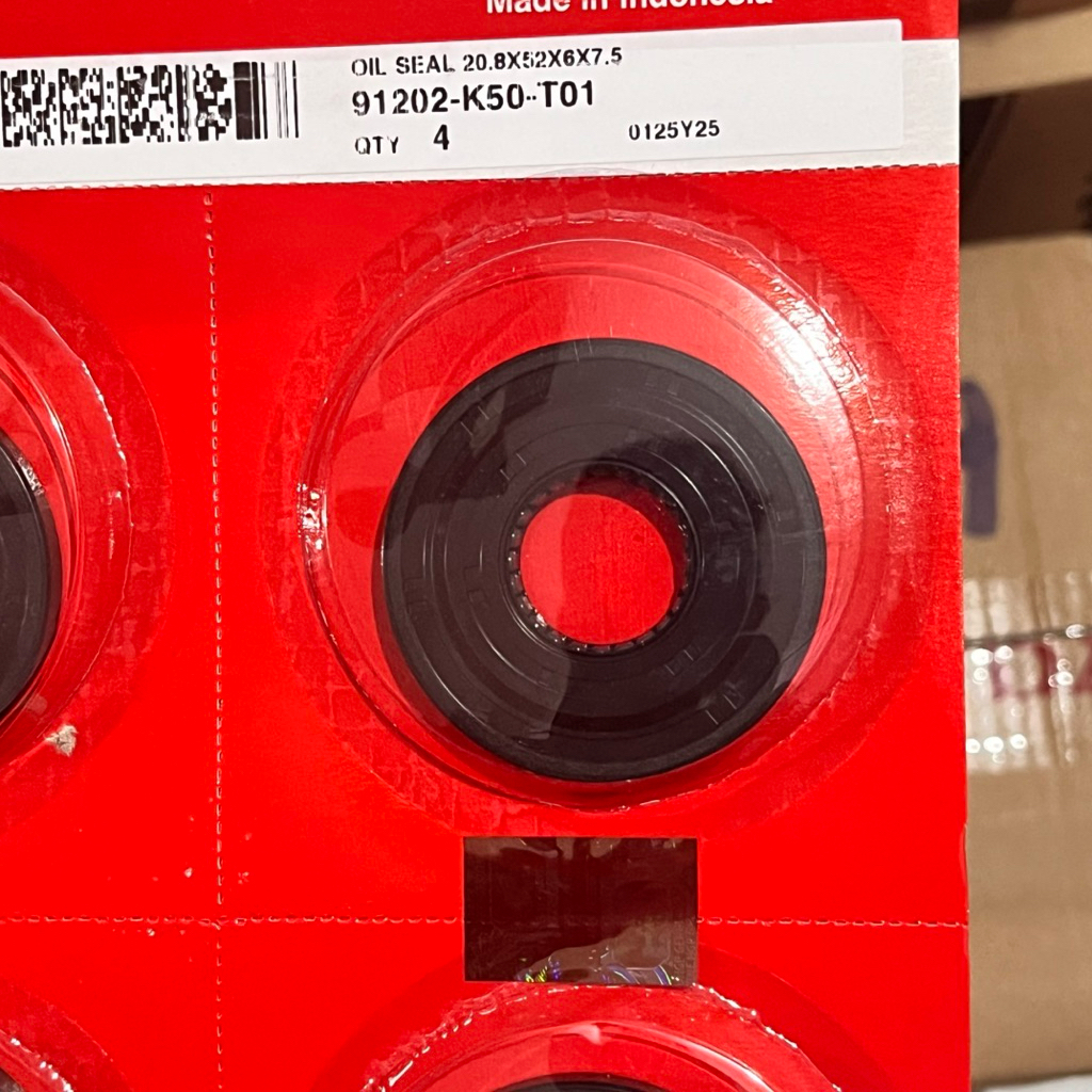 91202-K50-T01 ผู้ถามซีลตีที่เหลือ 20.8X52X6X7.5 original ahm 91202K50T01