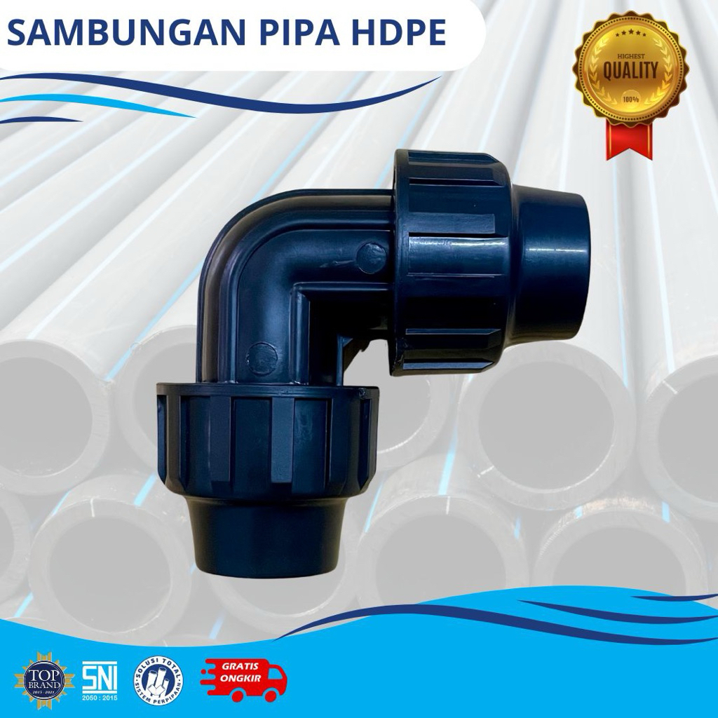 ท่ออัดศอก HDPE-Knee HDPE 1 นิ้ว 32MM