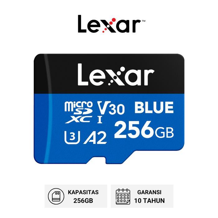 Lexar Blue A2 Micro SD Card 256Gb 160MBps
