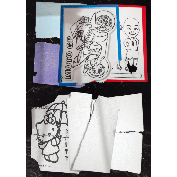 MS - (1 ชิ้น) Styrofoam Reject / Styrofoam Painting Reject ขนาดต่างๆ