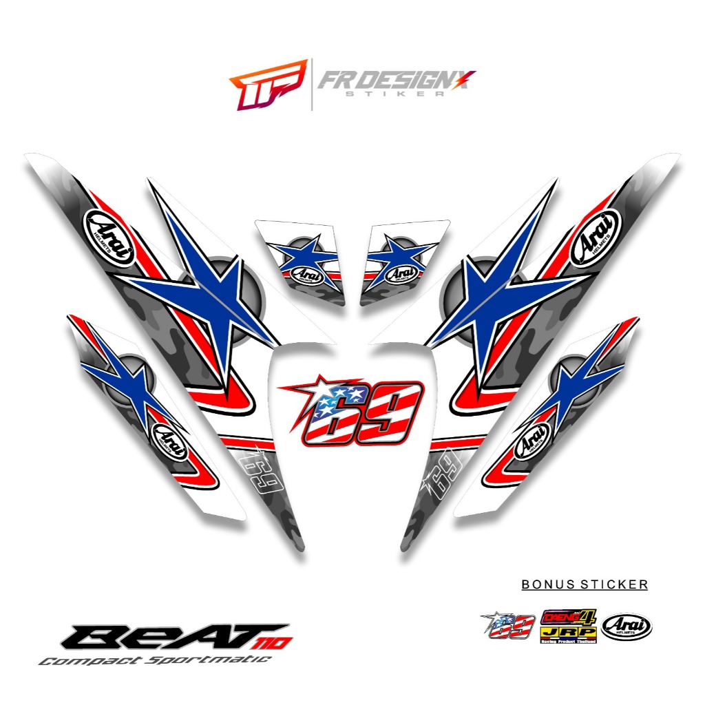 HONDA BEAT CARBON / MTF HAYDEN LAGUNA / FR DESIGNX / แถบดัดแปลง