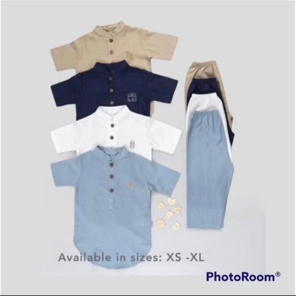 BOYS KOKO SHIRT SET/BOYS ASFAR KOKO SHIRT SET FOR AGES 1-10 ปี