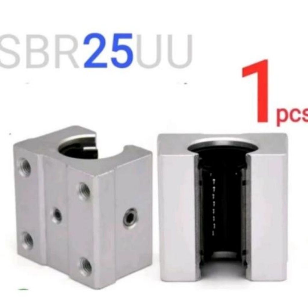 MESIN SBR 25UU SBR25UU 25MM SHAFT LINEAR BALL BEARING RAIL CNC ETC Machine
