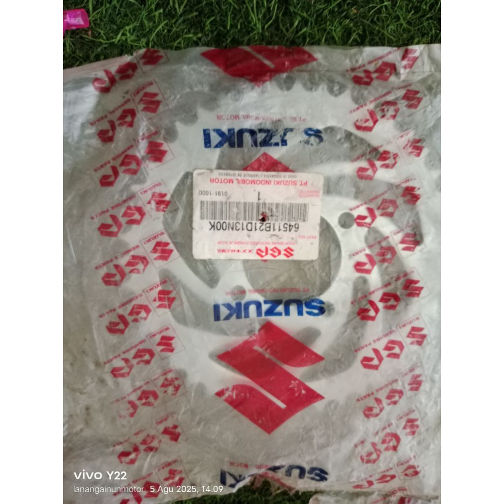 เกียร์เกอร์เกียร์หลัง satria 2 จังหวะ lumba hiu 120 ru raider 125 satria f fu ori sgp 6459B21D13N00k