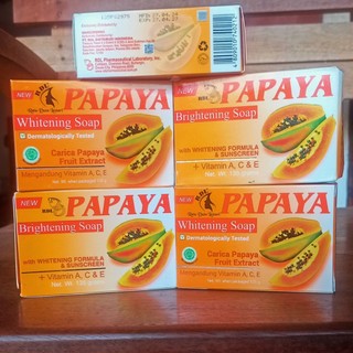Sabun Pepaya RDL 135gr Original – Pemutih Wajah & Badan – Penghilang Flek Hitam & Jerawat – Mencerahkan Kulit – Best Seller